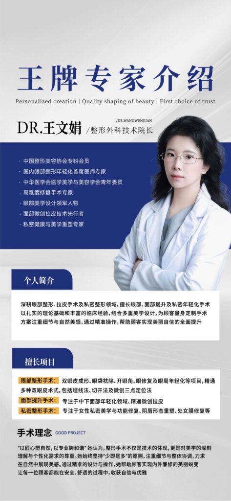 院方提供的王文娟医生肖像